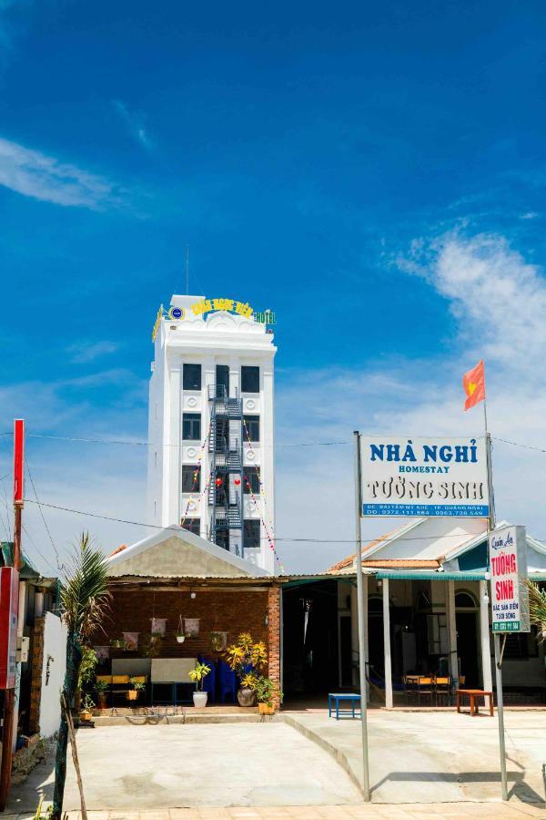 Chau Ngoc Vien Hotel - Bien My Khe - Куанг Нгай Екстериор снимка